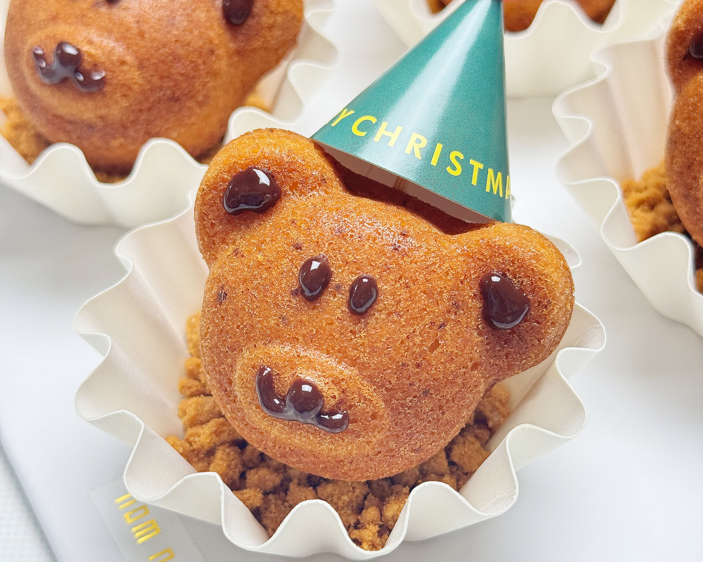 Christmas Bear Madelines (Box of 9)