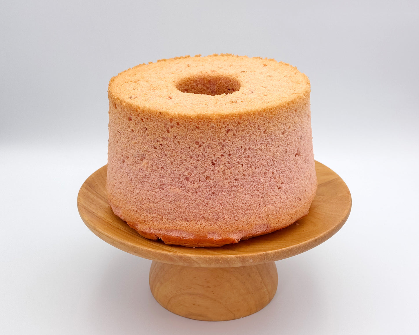 Naked strawberry chiffon cake