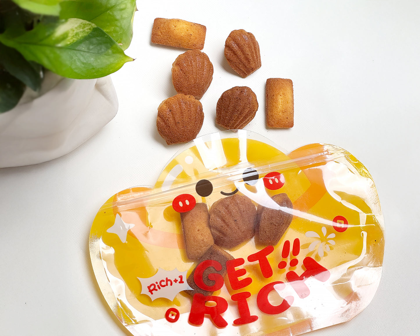 [Buy 3+1 Free!] Golden Ingot Mini Madeleines