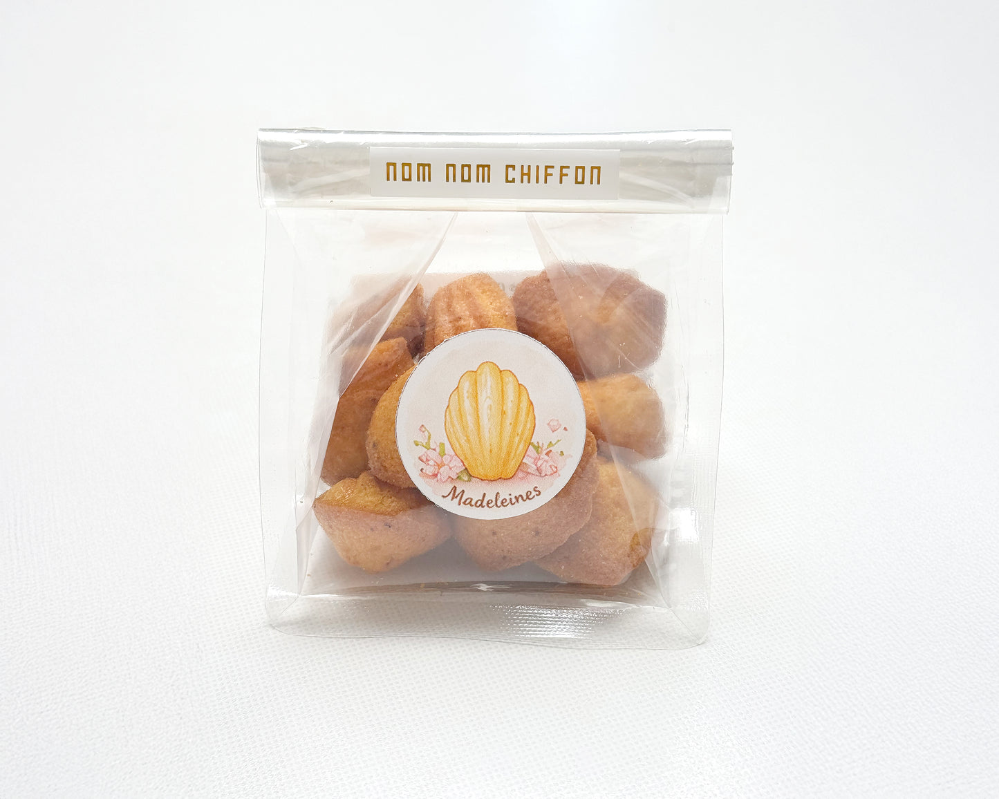 12 Packets of Mini Madeleines (with Customisable Stickers)