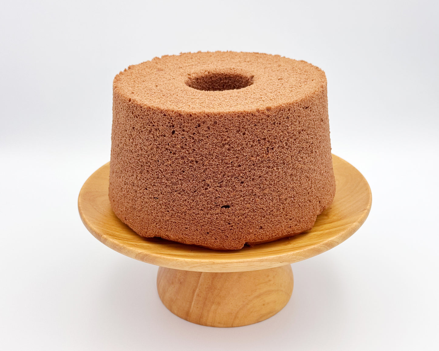 Naked valrhona chocolate chiffon cake