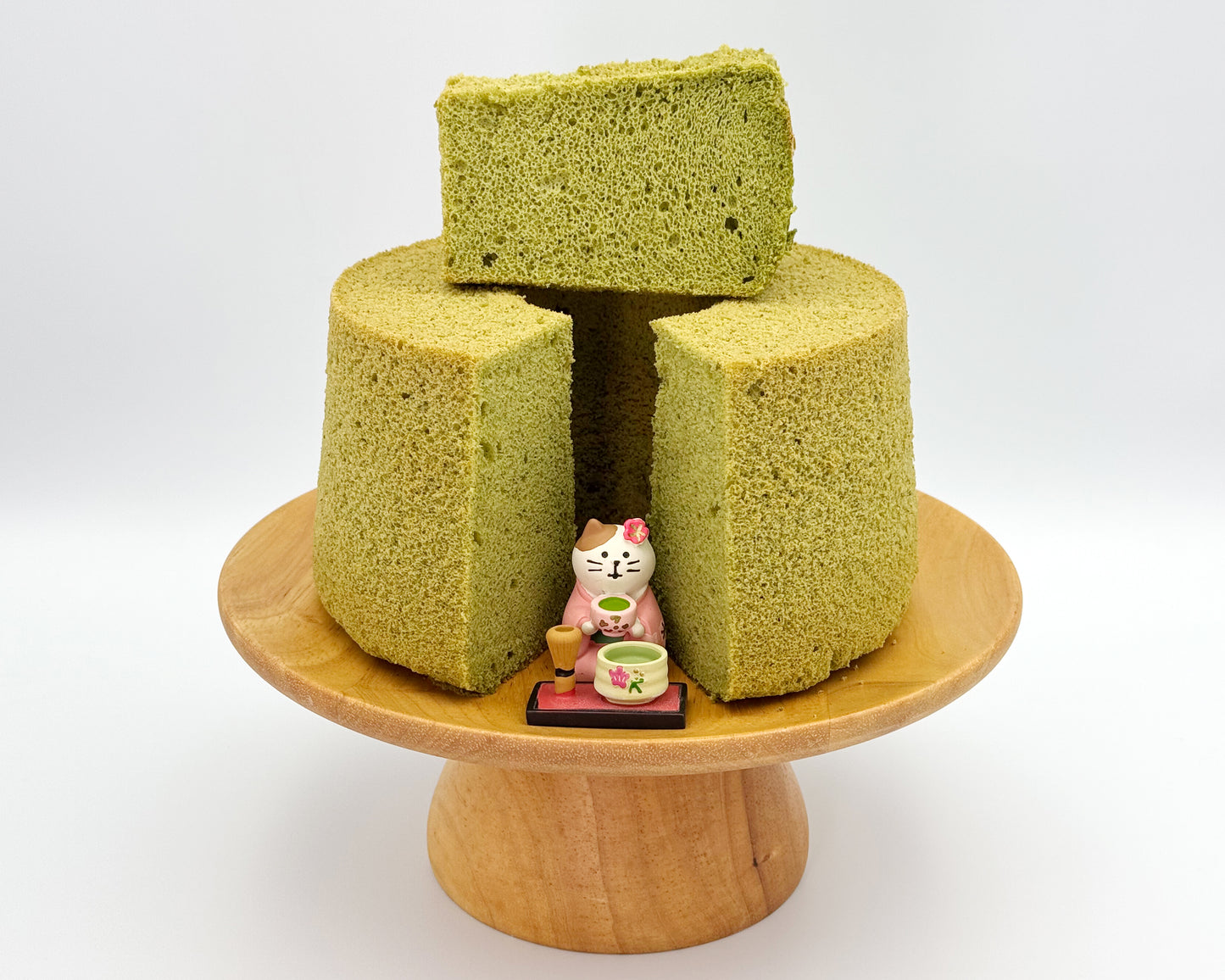 Naked premium matcha chiffon cake
