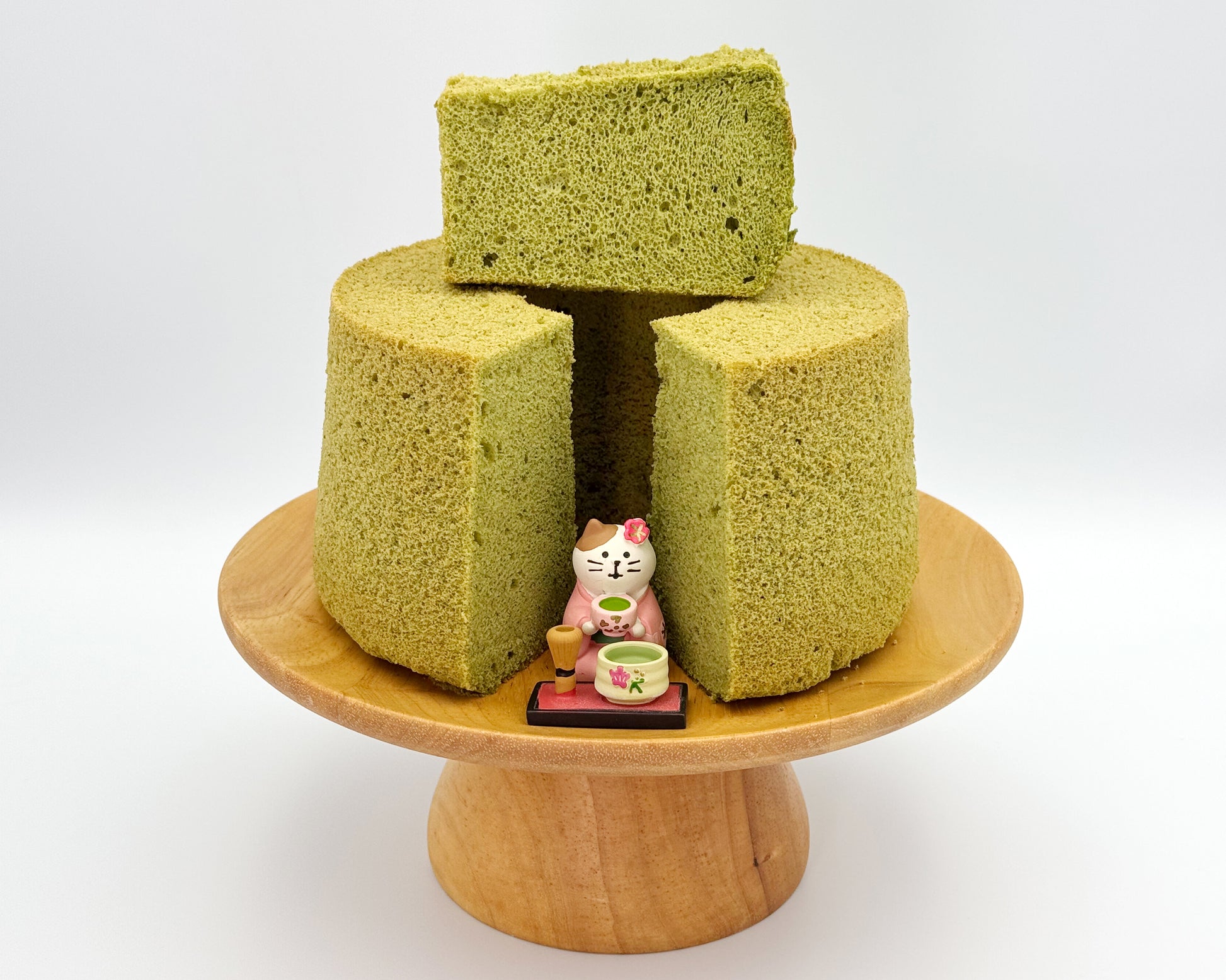 Naked premium matcha chiffon cake